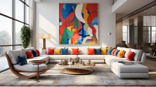 How to Use Abstract Art to Create a Unique and Inviting Home