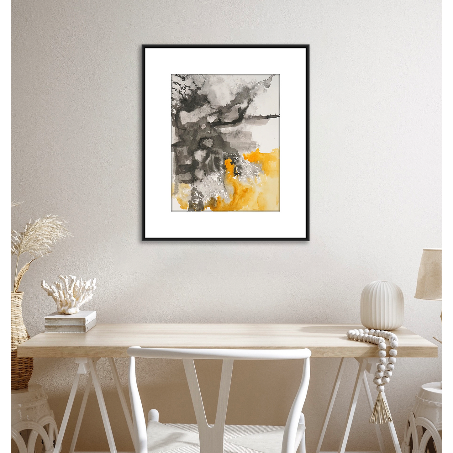 Original Watercolor Abstract Painting On Paper, Metamorphosis Series, #MT-109-810