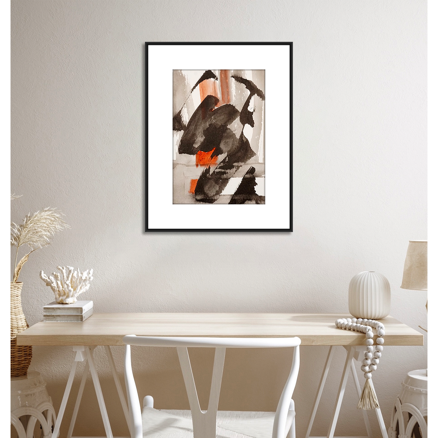 Original Watercolor Abstract Painting On Paper, Metamorphosis Series, #MT-117-57