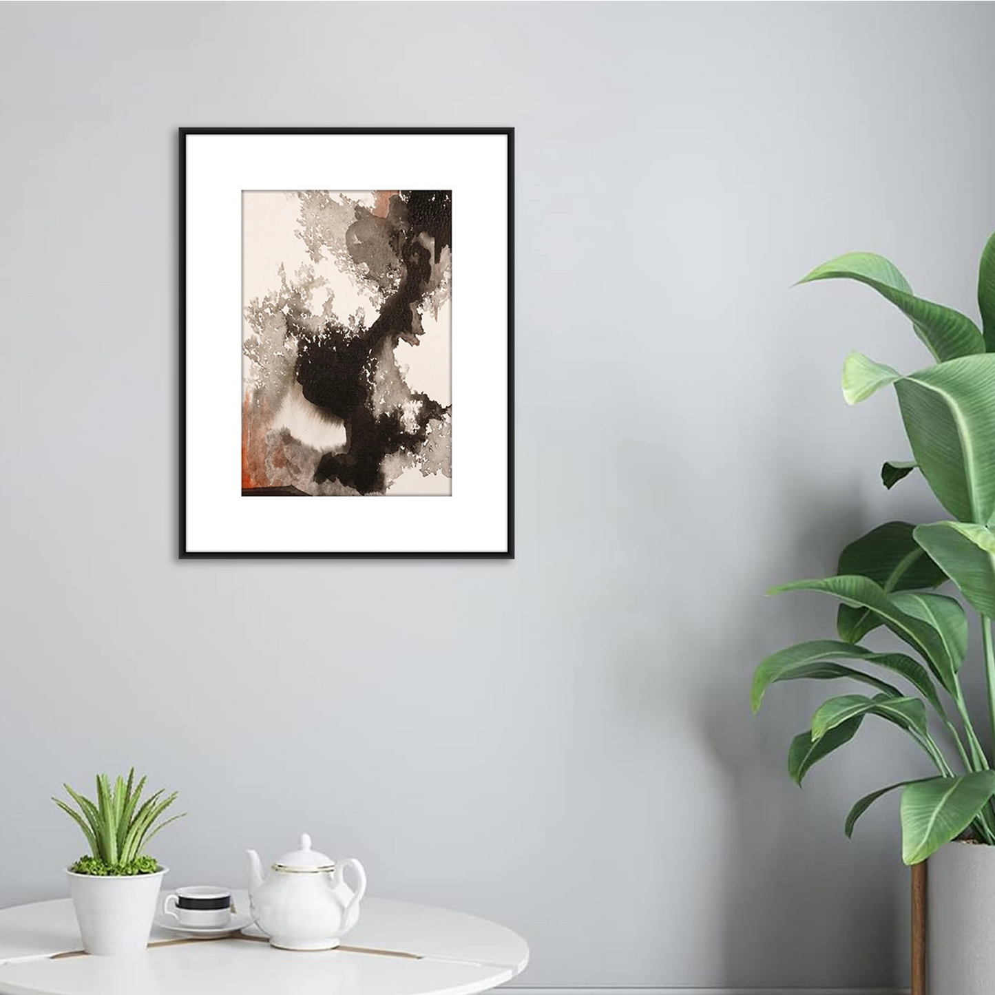 Original Watercolor Abstract Painting On Paper, Metamorphosis Series, #MT-124-57
