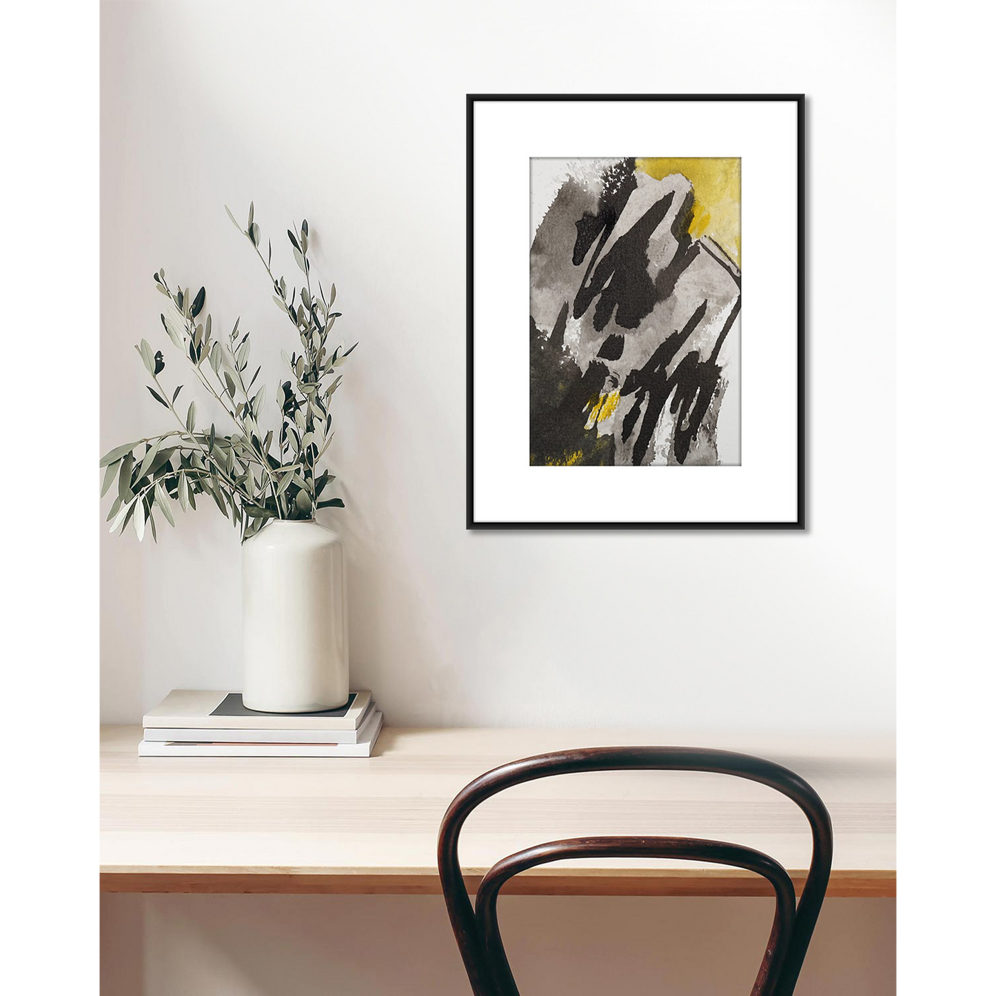 Original Watercolor Abstract Painting On Paper, Metamorphosis Series, #MT-140-57