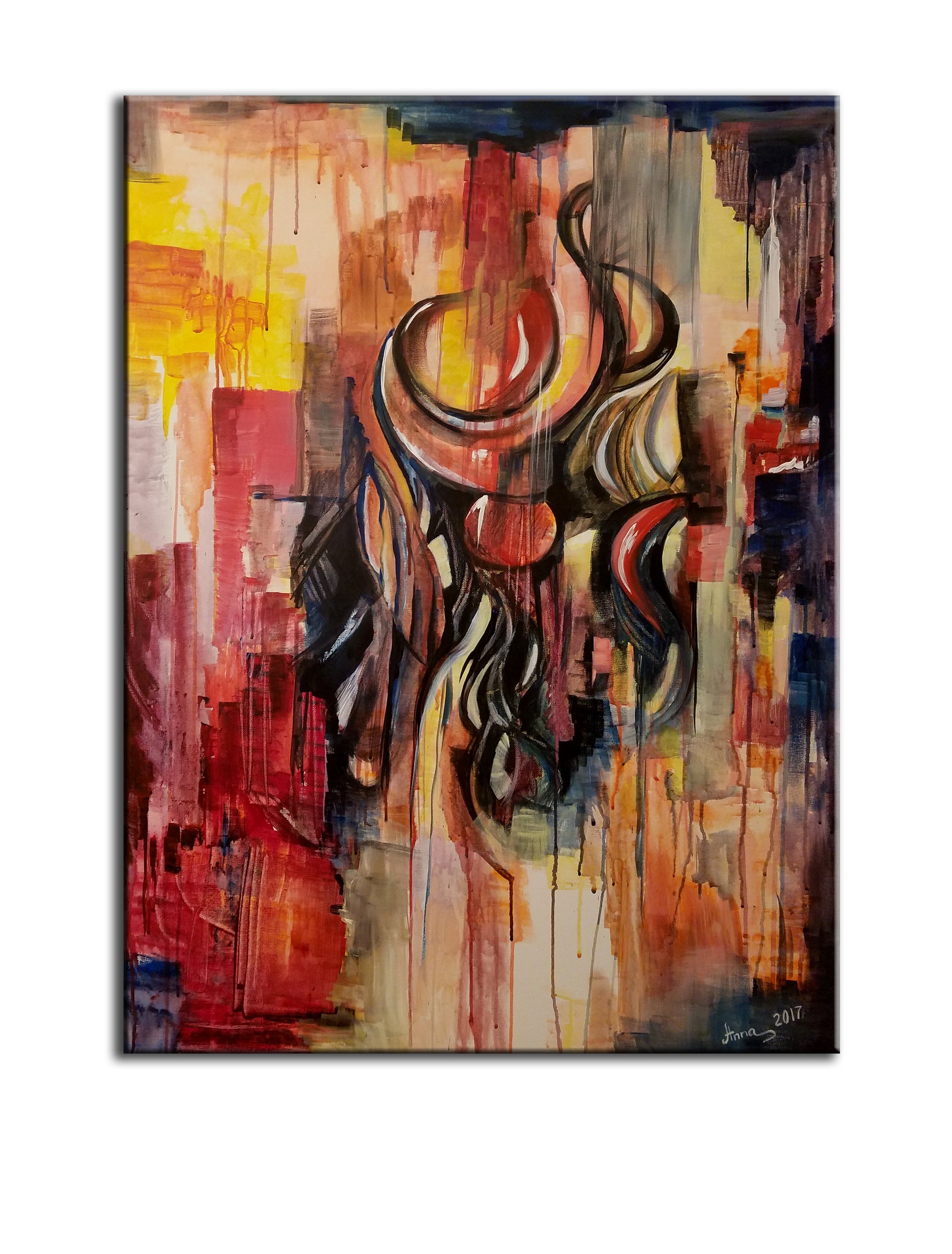 Colors Of Fire | Abstract Art Painting for Sale | Palette Boutique