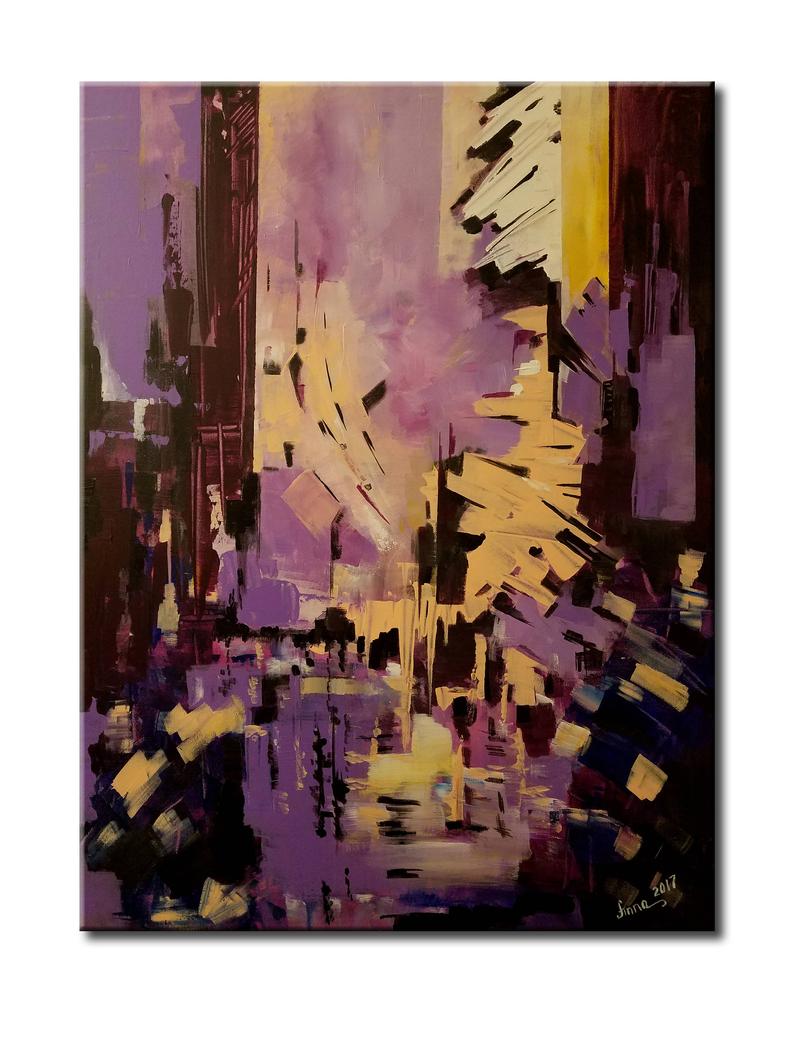 Purple Rain | Abstract Art Painting for Sale | Palette Boutique