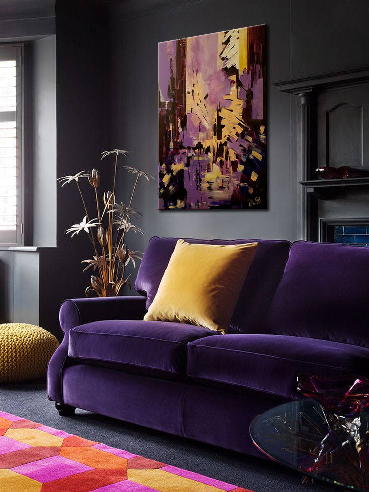 Purple Rain | Abstract Art Painting for Sale | Palette Boutique