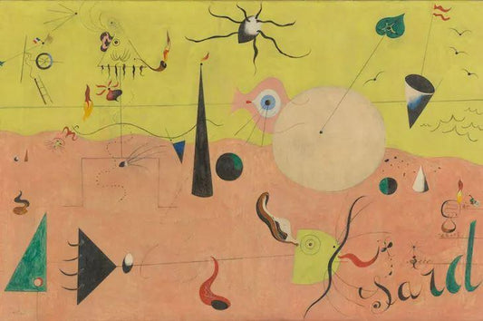 The Hunter (Catalan Landscape) (1923–24), Joan Miró