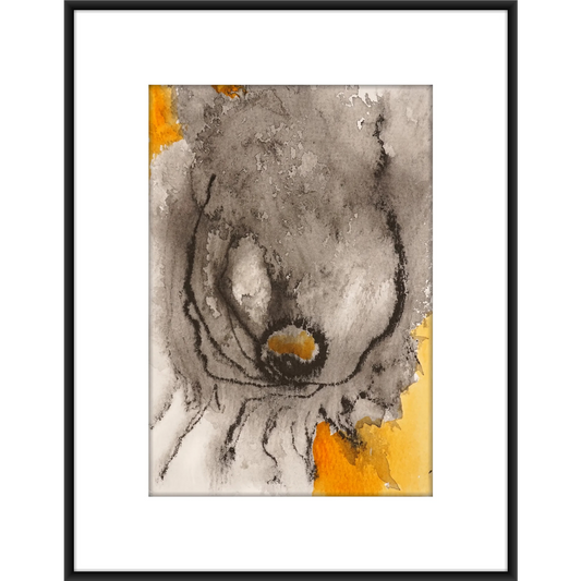 Original Watercolor Abstract Painting On Paper, Metamorphosis Series, #MT-101-57