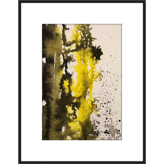 Original Watercolor Abstract Painting On Paper, Metamorphosis Series, #MT-123-57