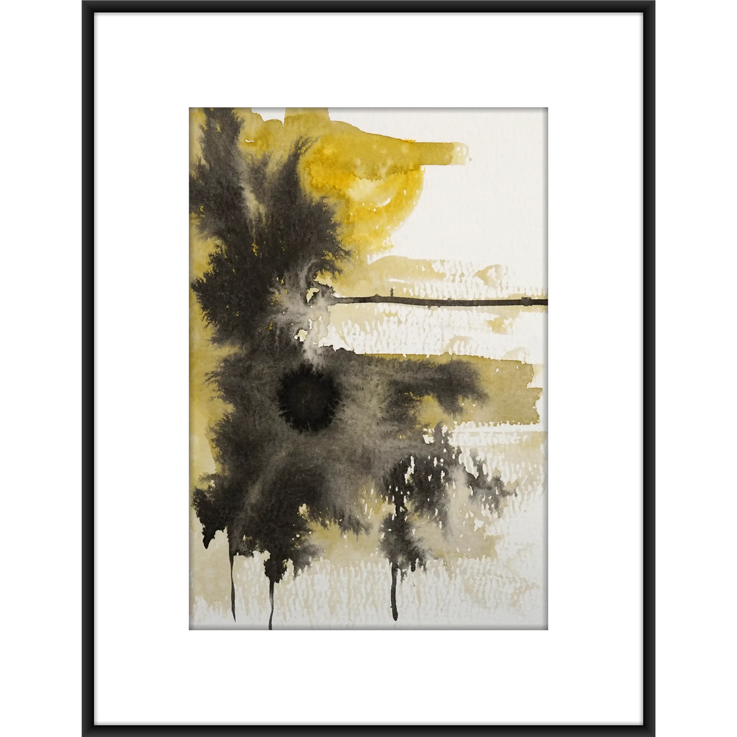 Original Watercolor Abstract Painting On Paper, Metamorphosis Series, #MT-139-57