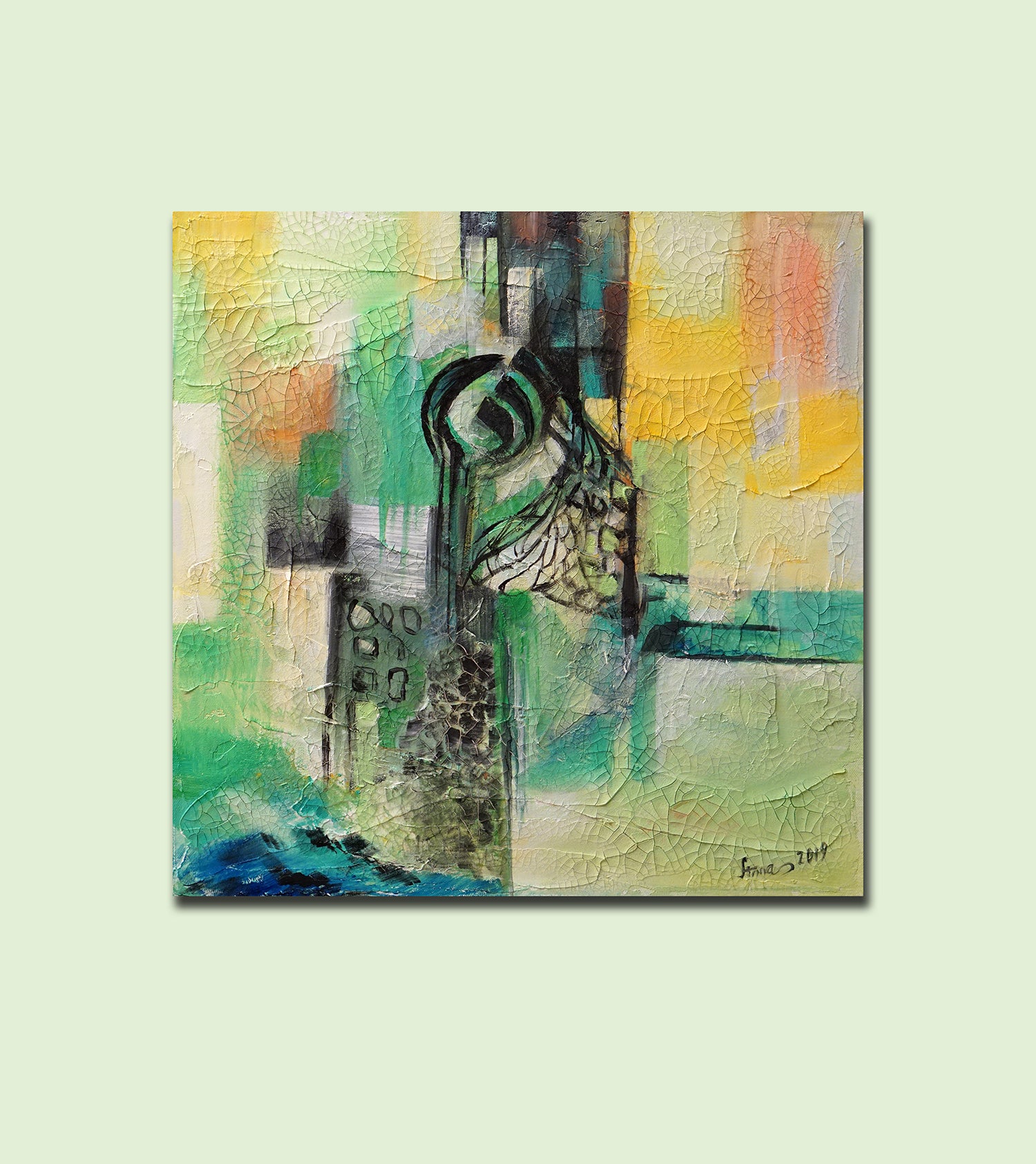 Breath Of Nature | Abstract Art Painting for Sale | Palette Boutique